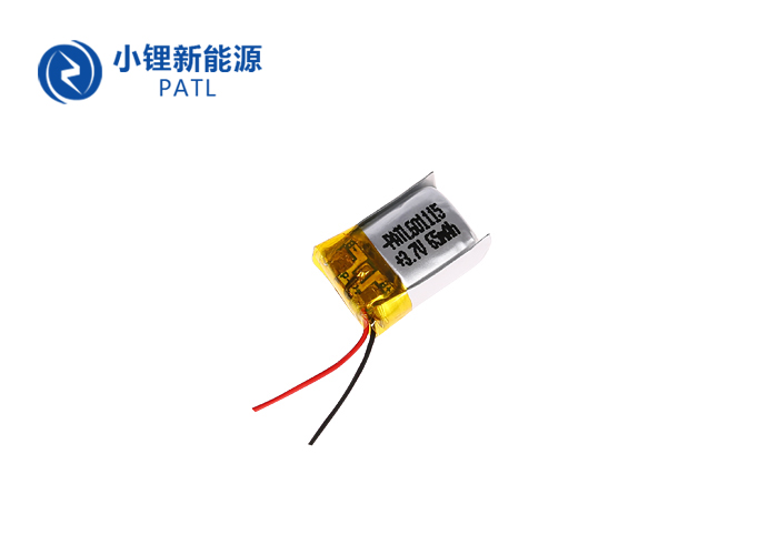 Polymer lithium battery PATL601115- 65mAh
