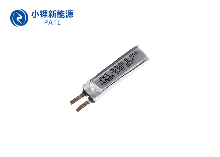 Polymer lithium battery PATL50mAh 350829