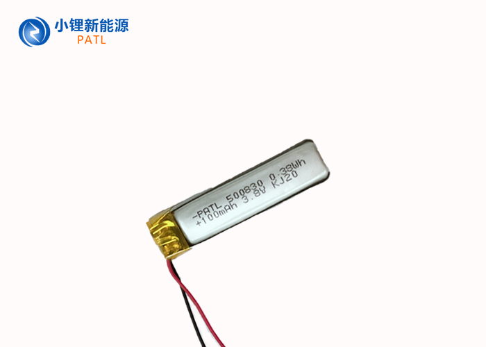 Polymer lithium battery PATL500830-100mAh