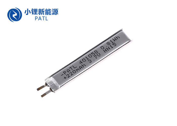 聚合物锂电池PATL220mAh401058