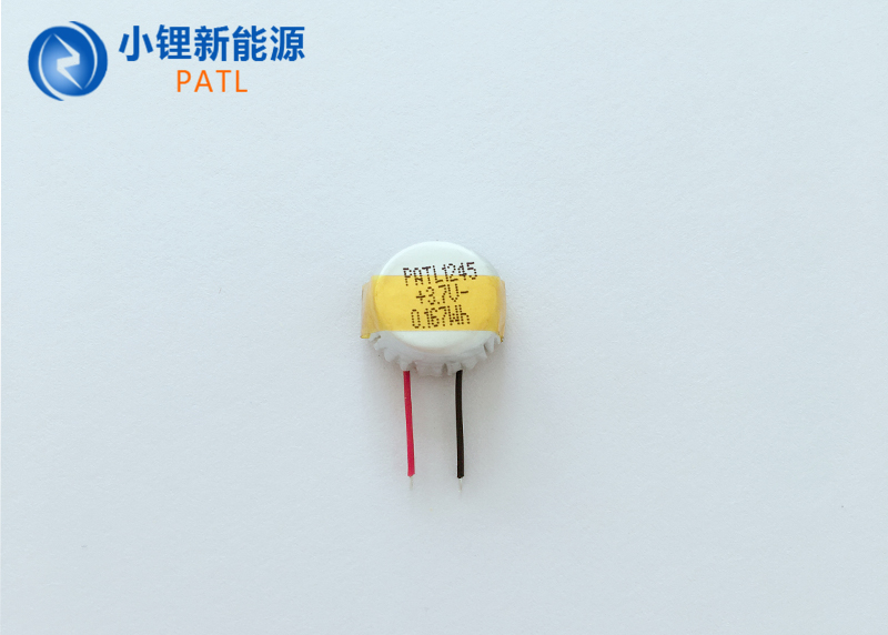 纽扣式聚合物锂电池1245-45mAh