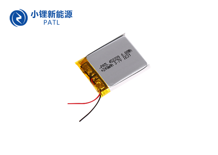 Polymer lithium battery PATL240mAh452229