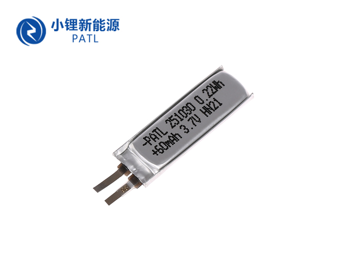Polymer lithium battery PATL60mAh251030